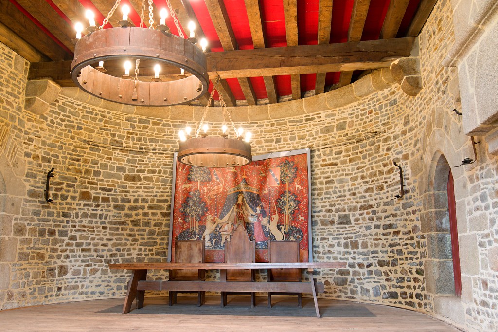 chateau de Fougeres kasteel hdr frankrijk france indre middeleeuwen paleis departement Ille-et-Vilaine slot burcht fort bretagne